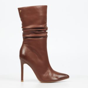 Boss 3 Ankle Boots Faux Leather - Brown