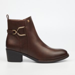 Brook 1 Ankle Boots Faux Leather - Chocolate