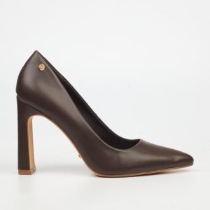 Nala 2 High Courts Faux Leather - Chocolate